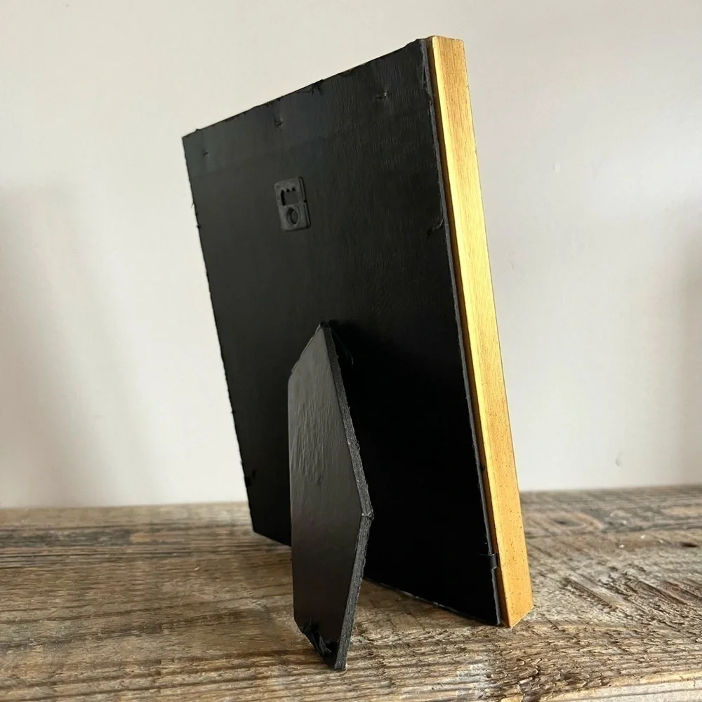 Gold MCM style frame 3.5”x5”